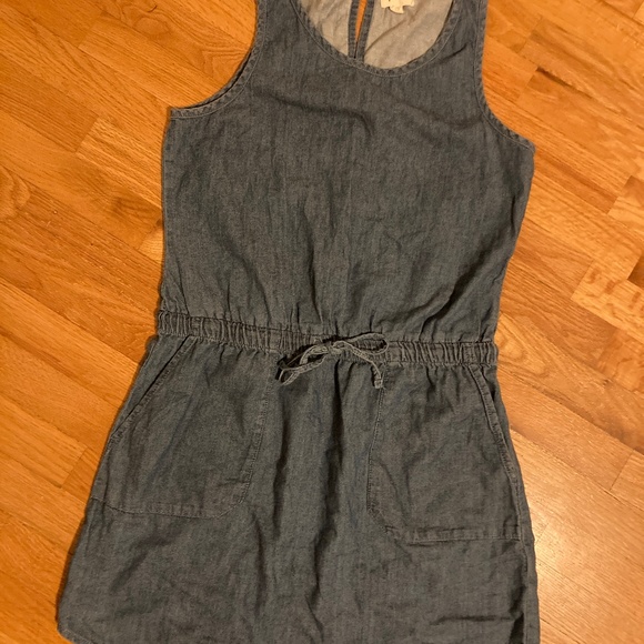 W's Pact Denim Chambray Tank Dress - Picture 1 of 4